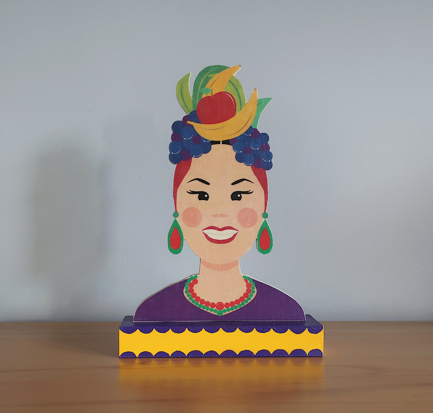 Holzaufsteller 'Carmen Miranda'