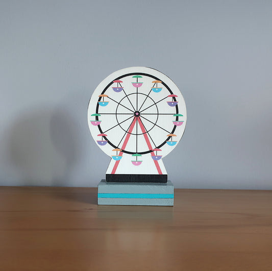 Holzaufsteller 'Riesenrad'