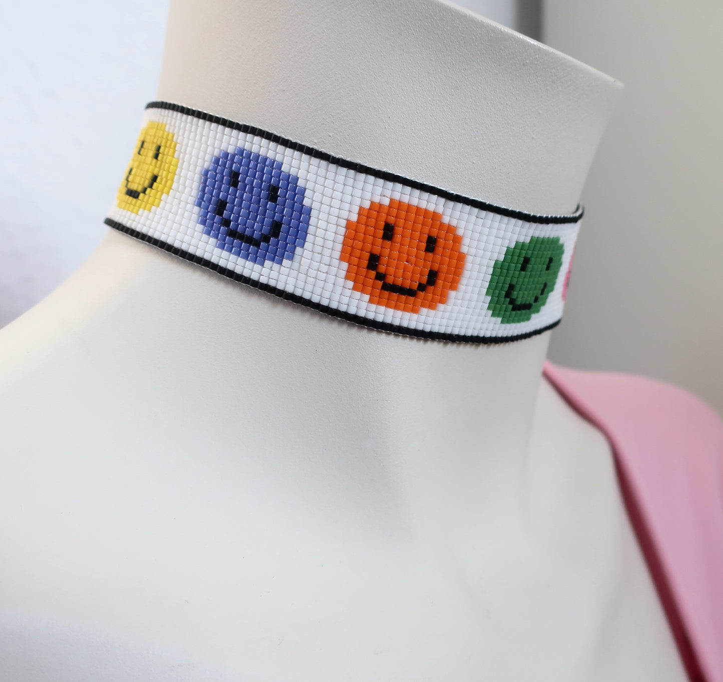 Choker 'Smileys'