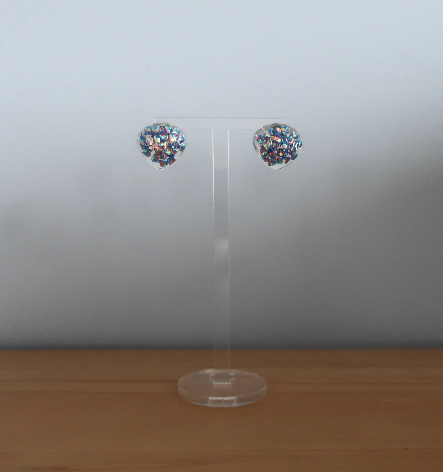 Ohrringe 'Glitzermuschel'