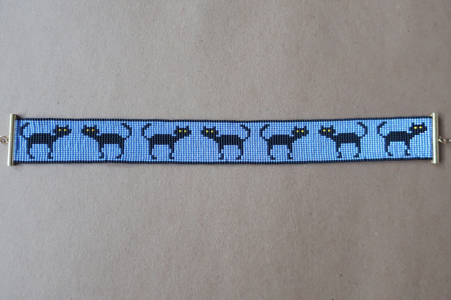 Choker 'Schwarze Katzen'