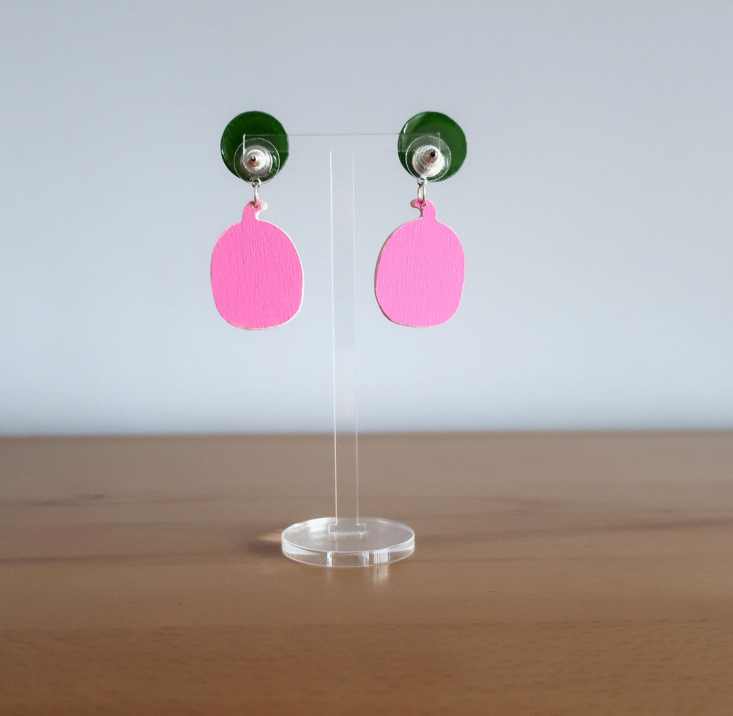 Ohrringe 'Pinker Kürbis'