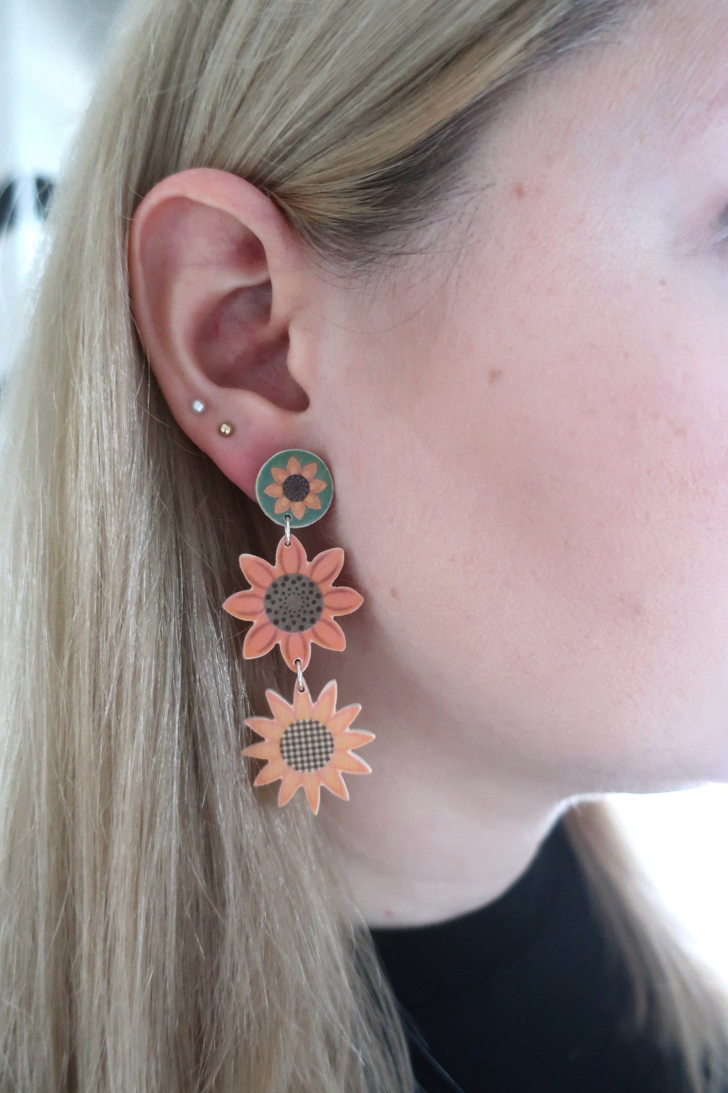 Ohrringe 'Sonnenblume'