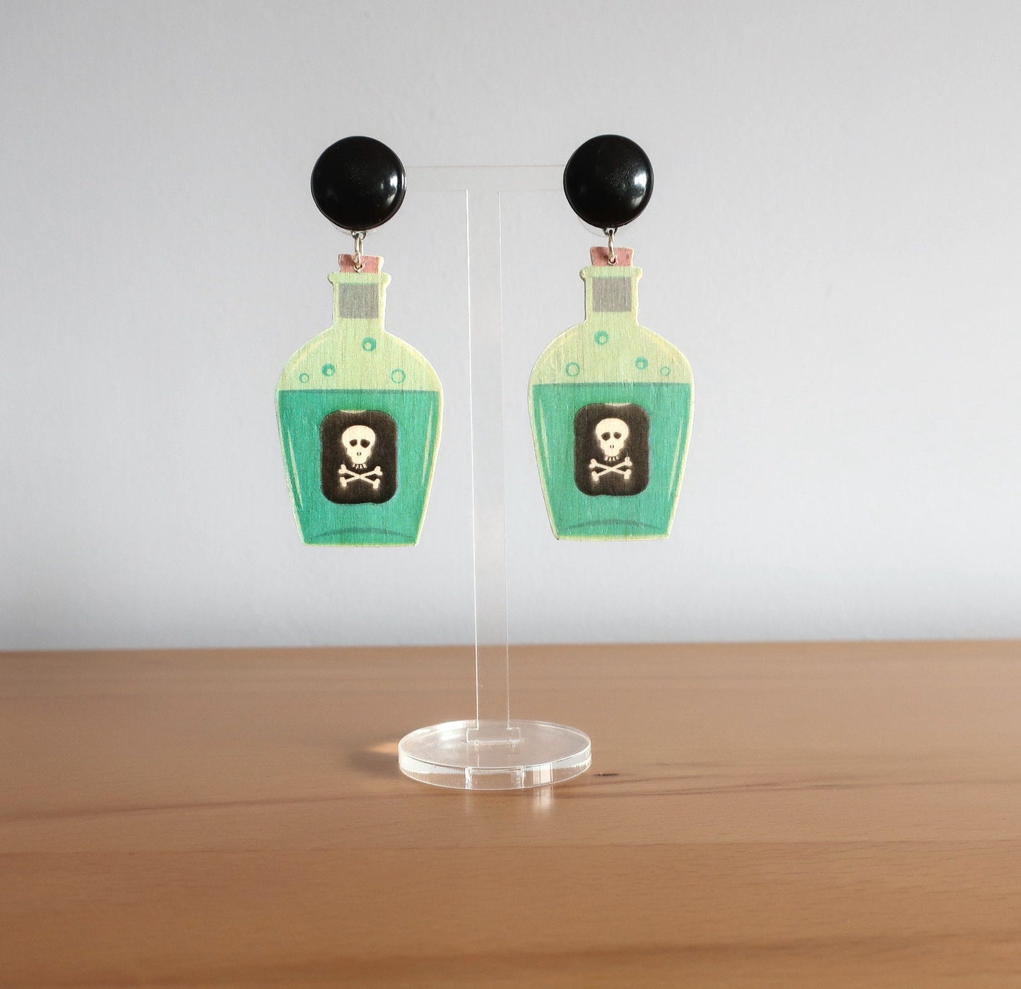 Ohrringe 'Giftflasche'
