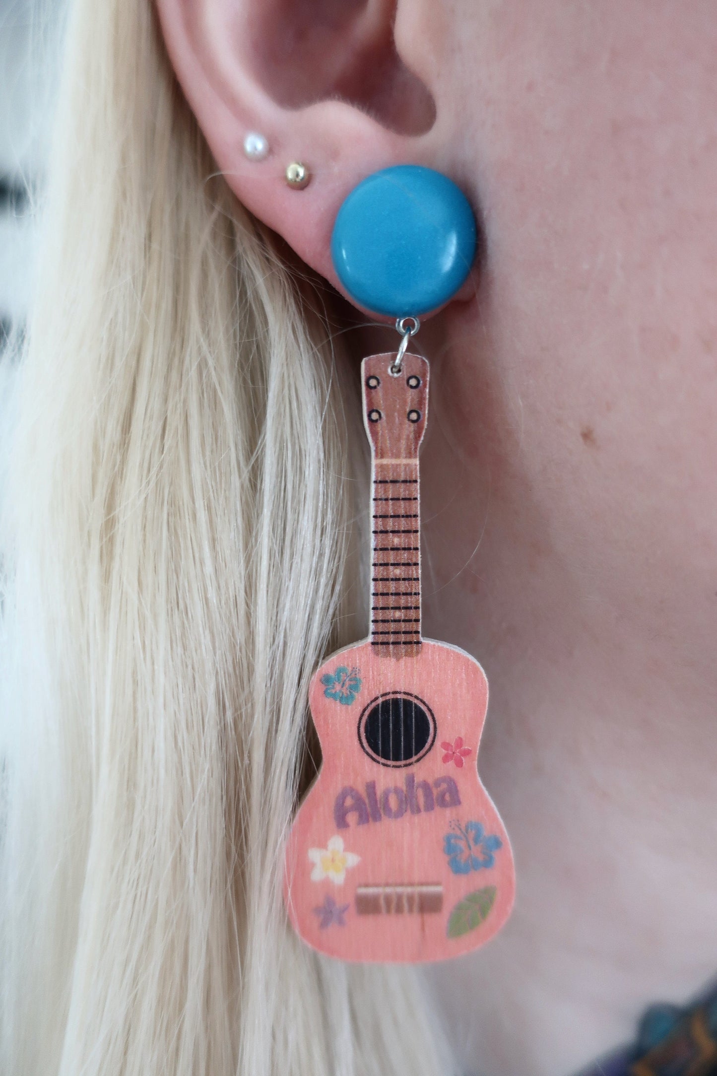 Ohrringe 'Ukulele'