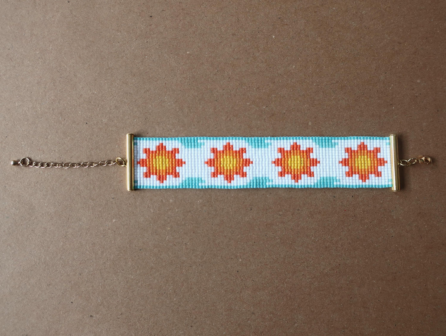 Armband 'Wellen und Sonnen'