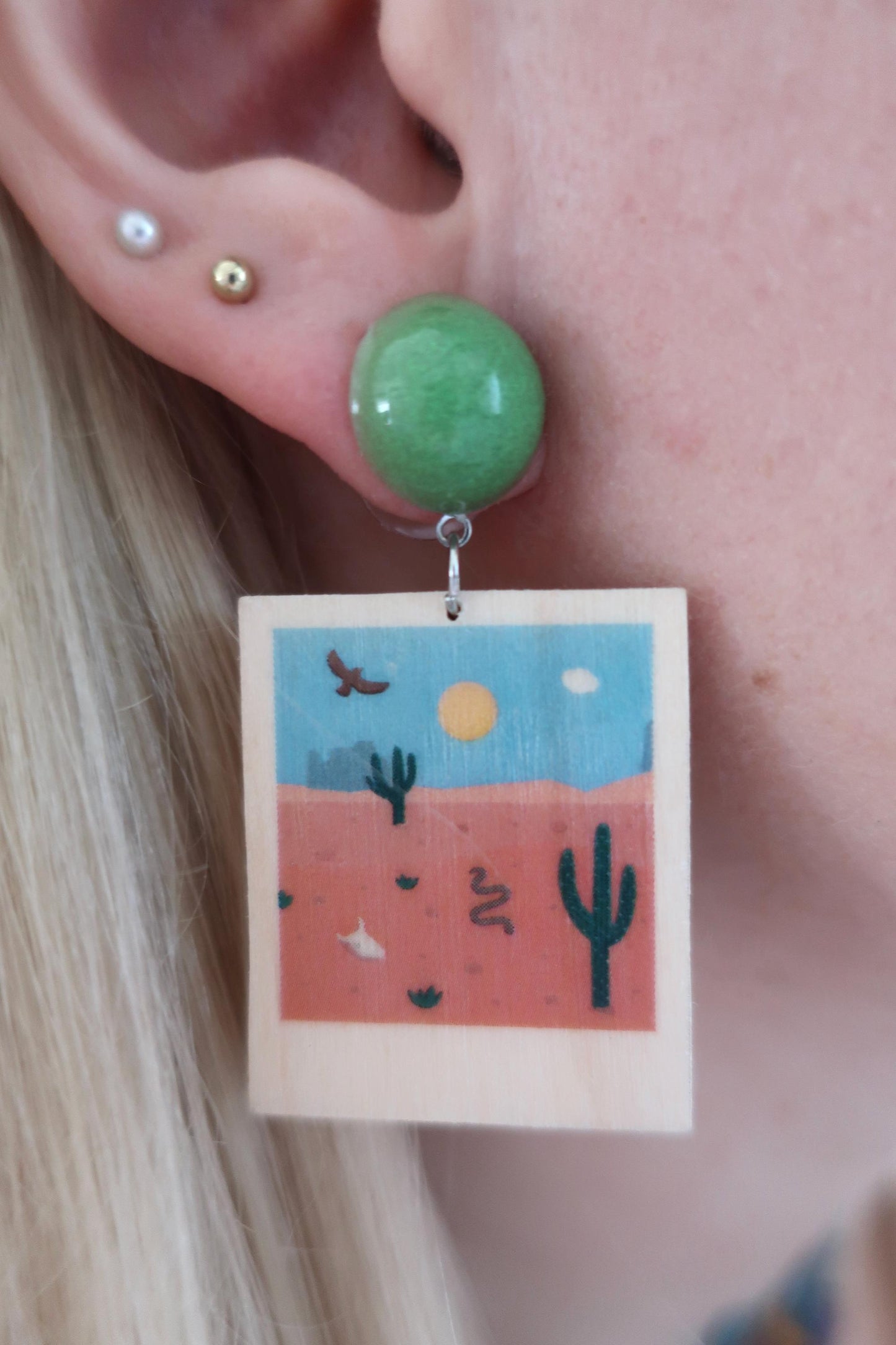 Ohrringe 'Wüste und Strand'