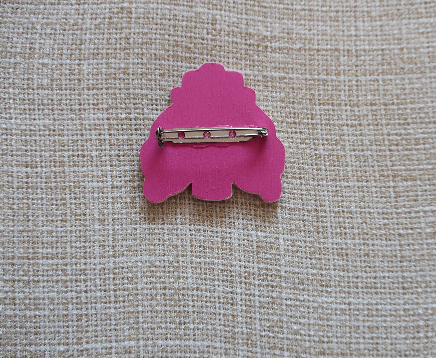 Brosche 'Pinker Pudel'