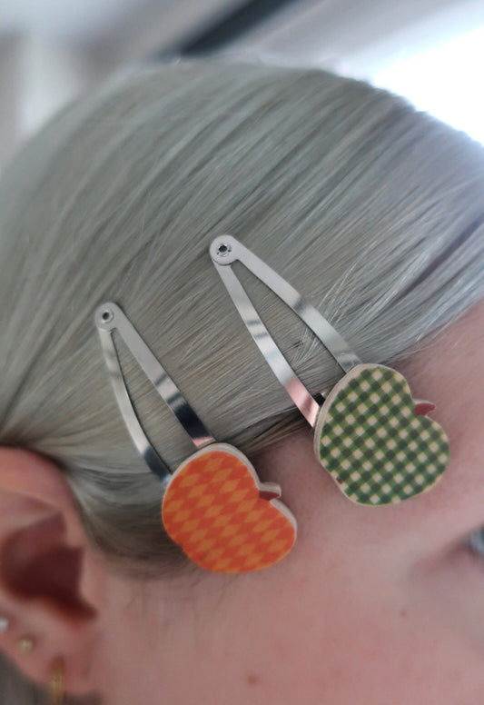 Haarclips 'Äpfel'