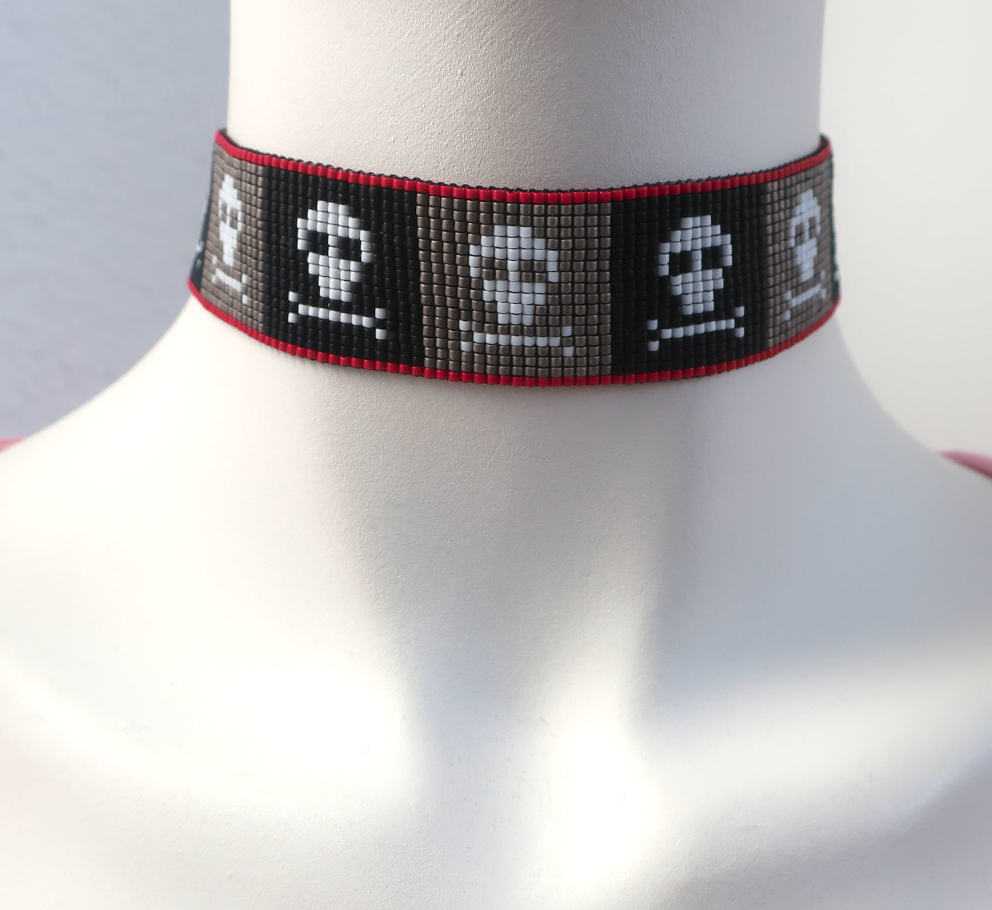 Choker 'Totenkopf'