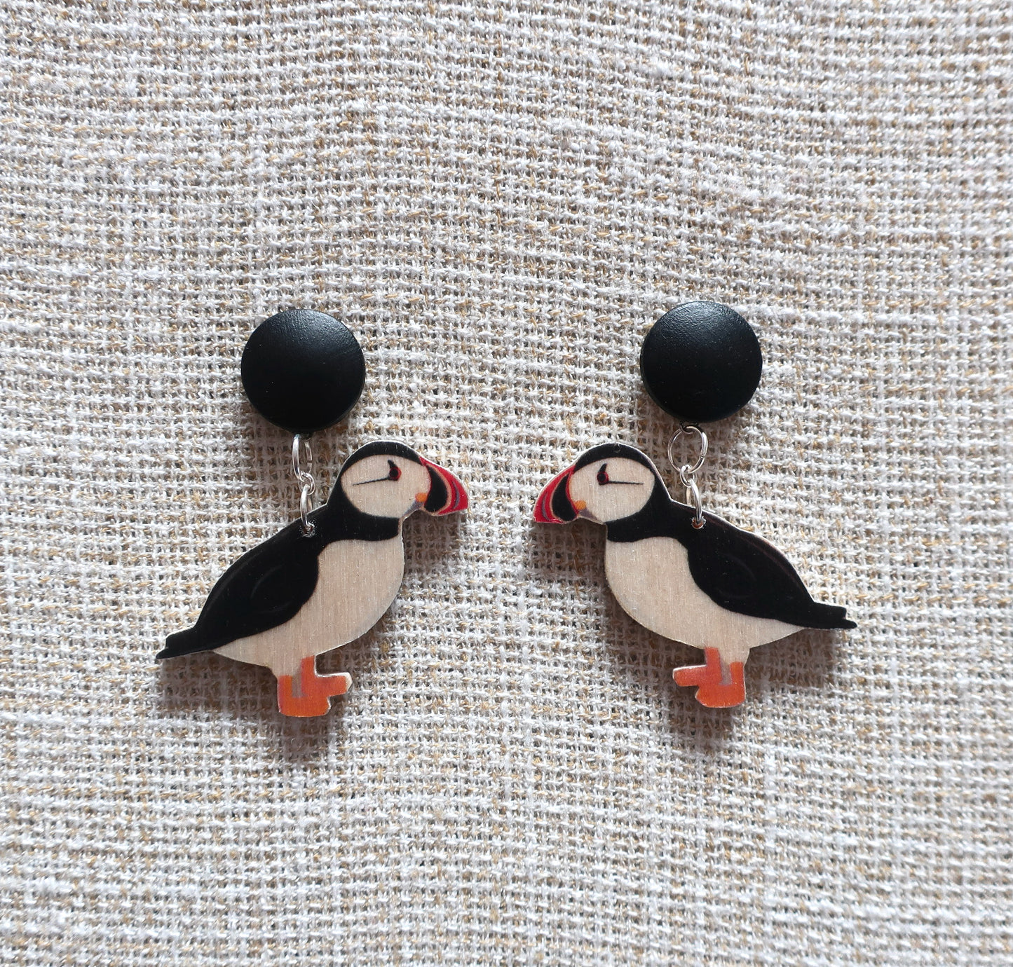 Ohrringe 'Papageientaucher'
