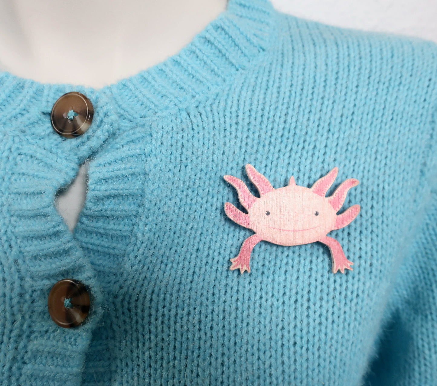 Brosche 'Axolotl'